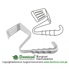 Davidson Scapula Retractor Stainless Steel, 18.5 cm - 7 1/4" Blade Size 80 x 95 mm